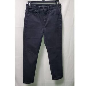 Uniqlo Black High Rise Jeans Size 64 / US Size 25 ~ Casual Streetwear Punk Denim